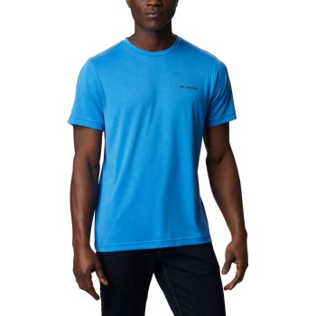 Columbia Maxtrail Logo, Camiseta Azur Azules Para Hombre | 267895-FNQ